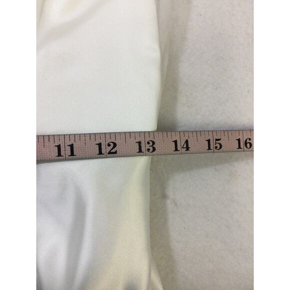 LULU'S S white ivory endless radiance satin wedding bridal maxi dress NEW B61 - Picture 7 of 10